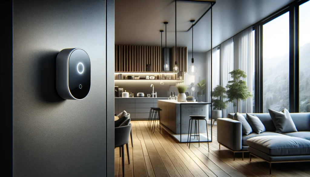 hydrogen sensor in a modern living space